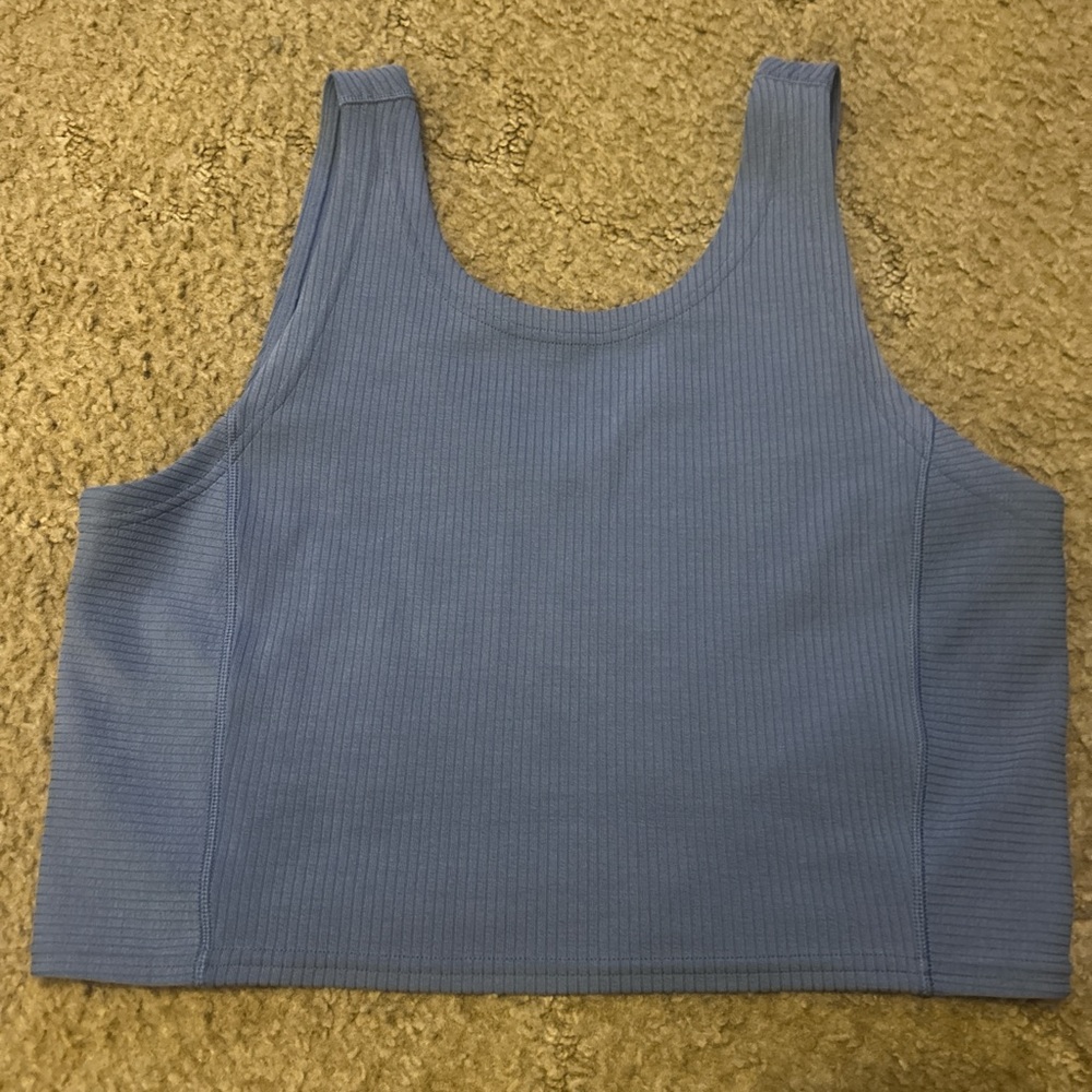 lululemon athletica Blue Crop Top